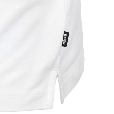 BOSS Parlay 177 Polo Shirt in White Logo Tab