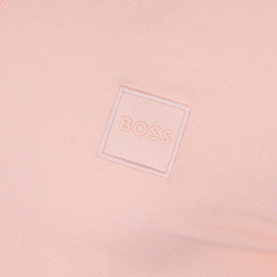 BOSS Passenger Polo Shirt in Pink Logo