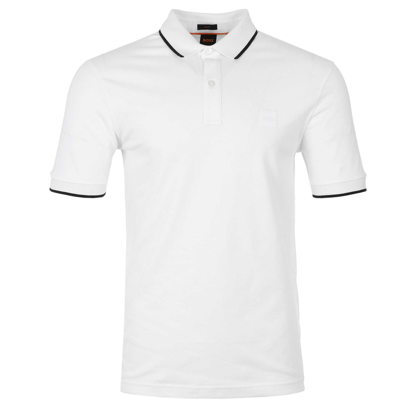 BOSS Passertip Polo Shirt in White