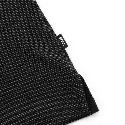 BOSS Penrose 44 Polo Shirt in Black logo