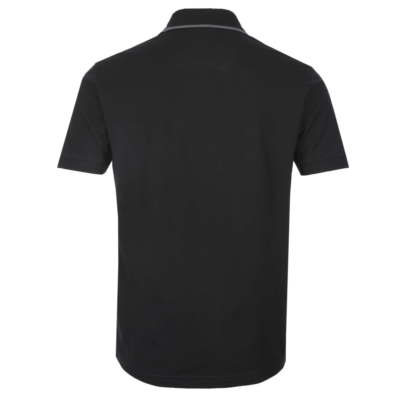 BOSS Philix Tape Polo Shirt in Black Back