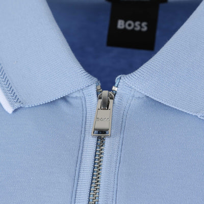 BOSS Polston 32 Polo Shirt in Sky Blue