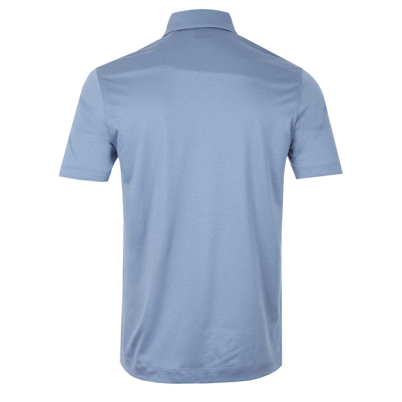 BOSS Press 50 Polo Shirt in Sky Blue Back