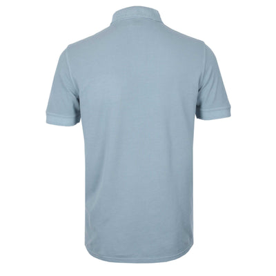 BOSS Prime Polo Shirt in Light Pastel Blue Back