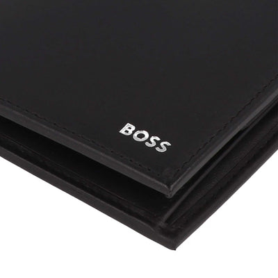 BOSS Randy 4cc Coin Wallet in Black Logo