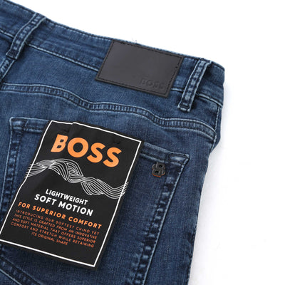 BOSS Re Maine BO Jean in Blue Denim Logo2