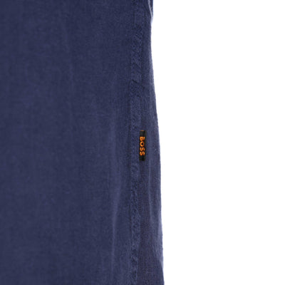 BOSS Relegant 6 Shirt in Navy Logo Tab