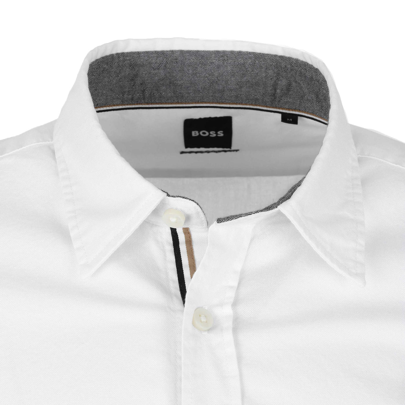 BOSS Rose 2E SS Shirt in White Collar