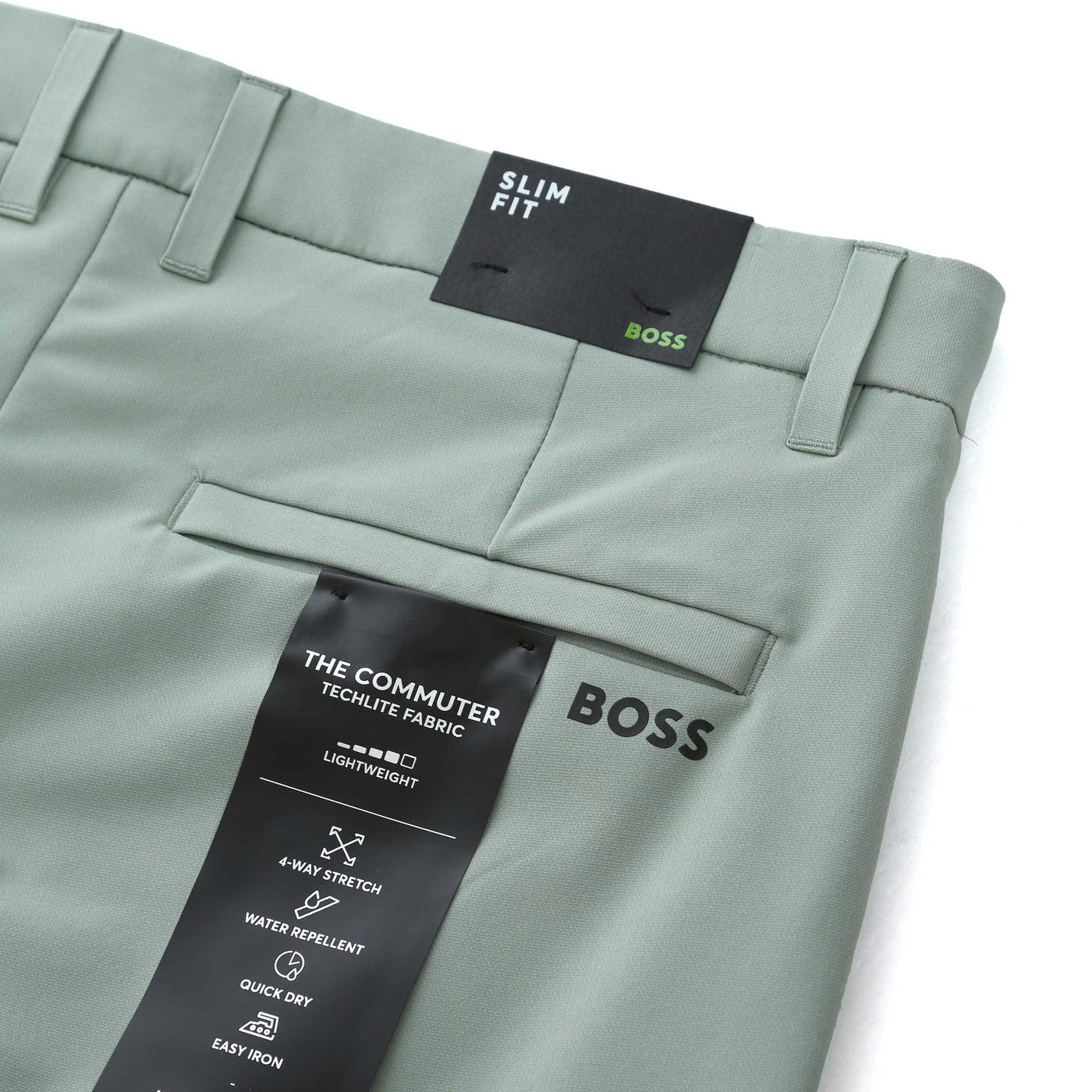 BOSS S Commuter 10.5 Inch Short in Sage logo