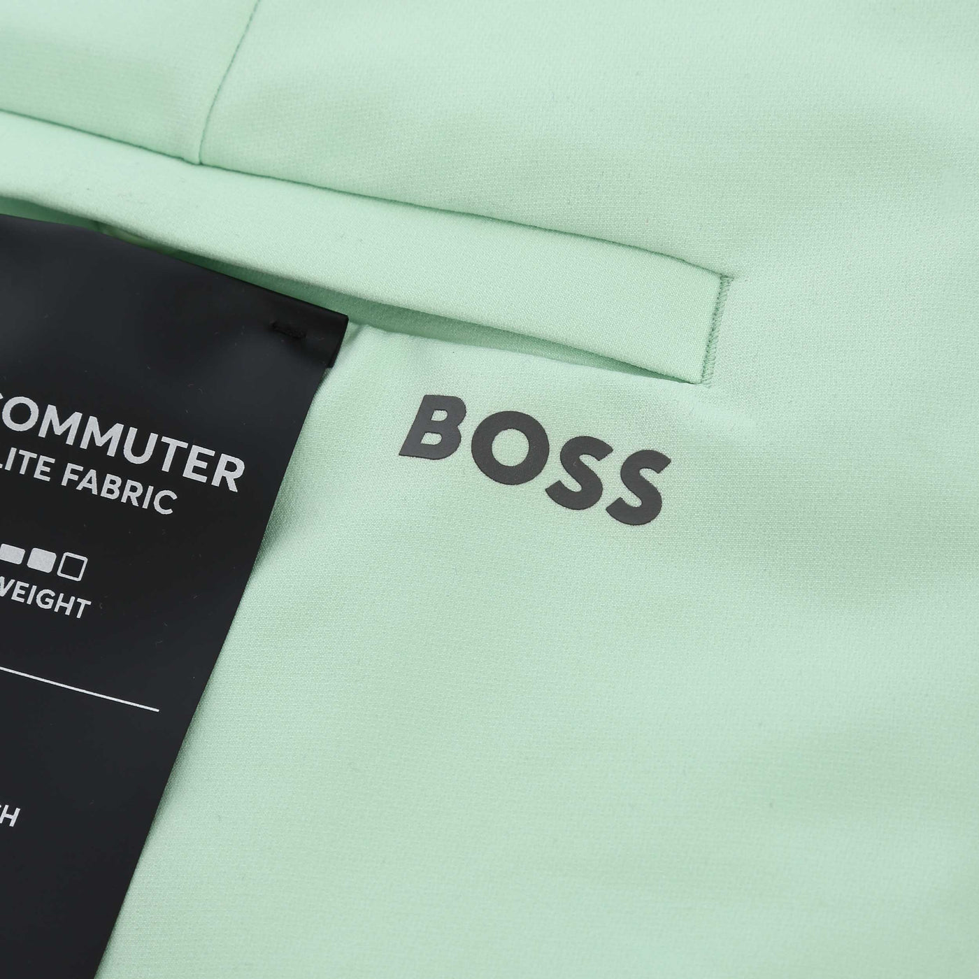 BOSS S Commuter 9 Short in Open Green Logo