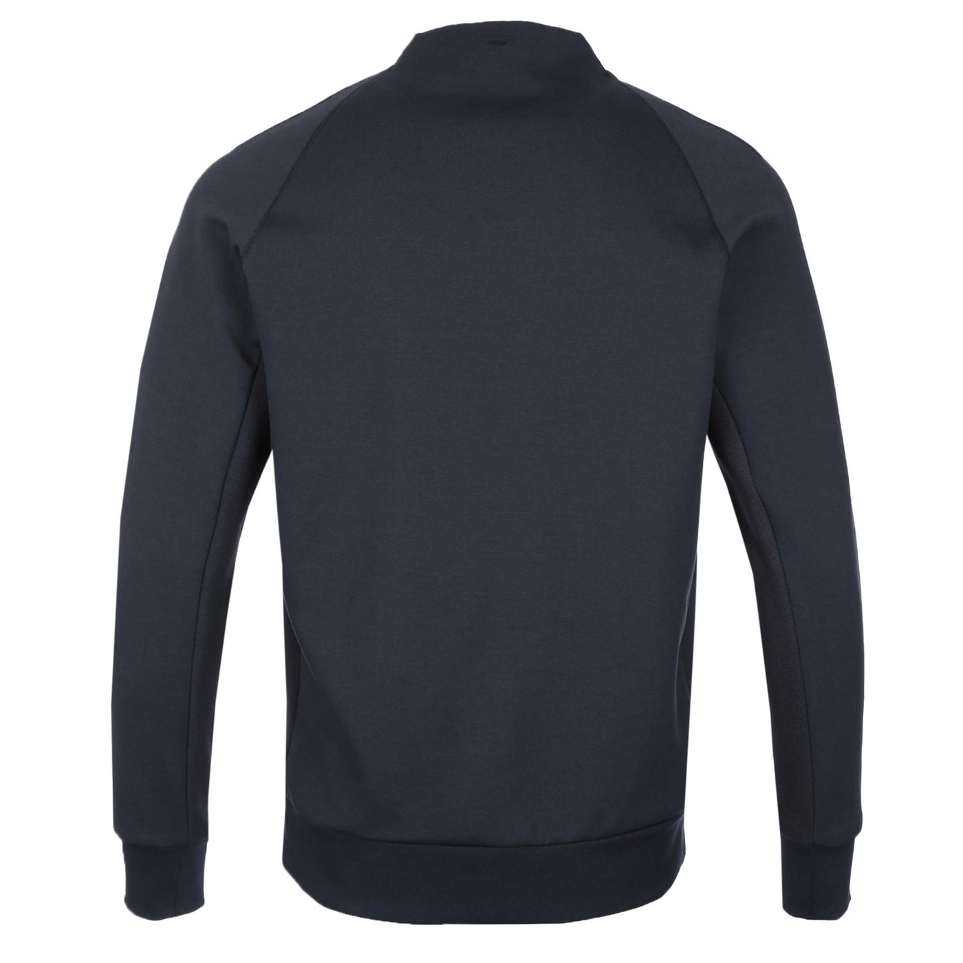 BOSS Salbo Rib Sweat Top in Dark Blue Back
