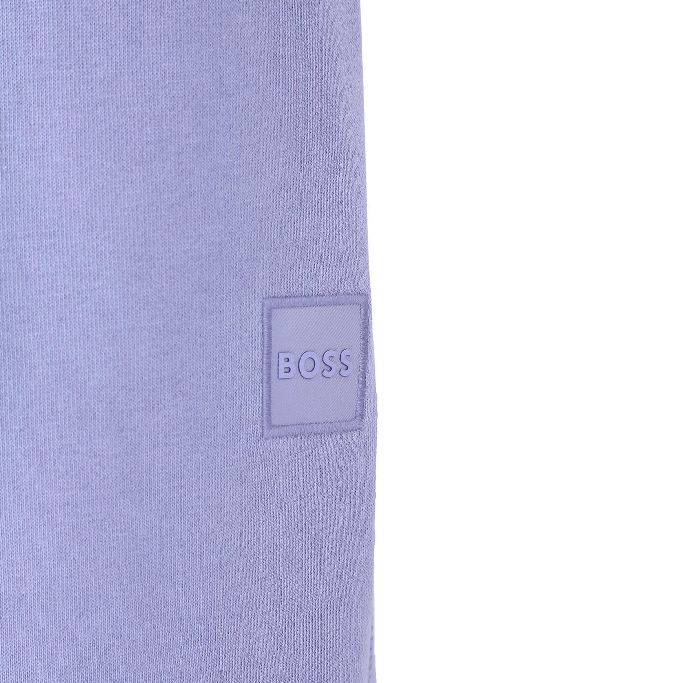 BOSS Sewalk Sweat Short in Lilac Logo