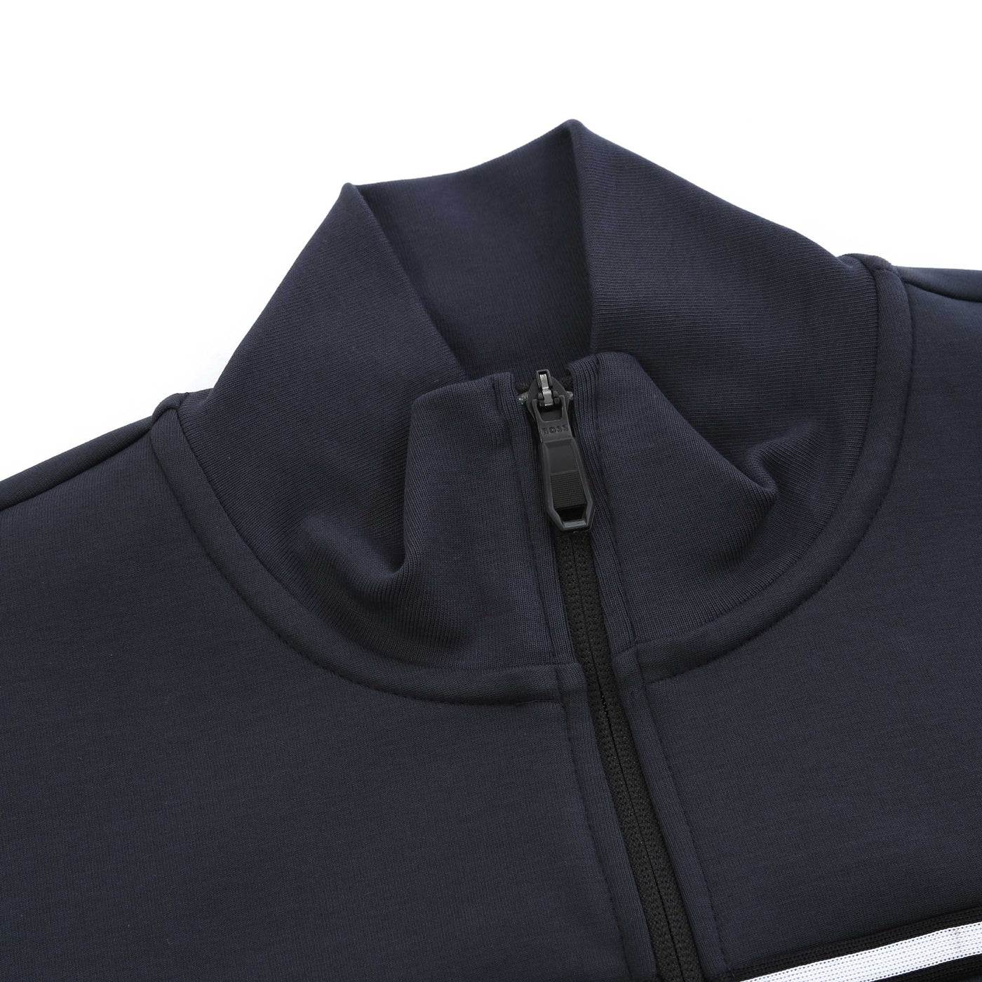 BOSS Skaz 1 Sweatshirt in Dark Blue Placket