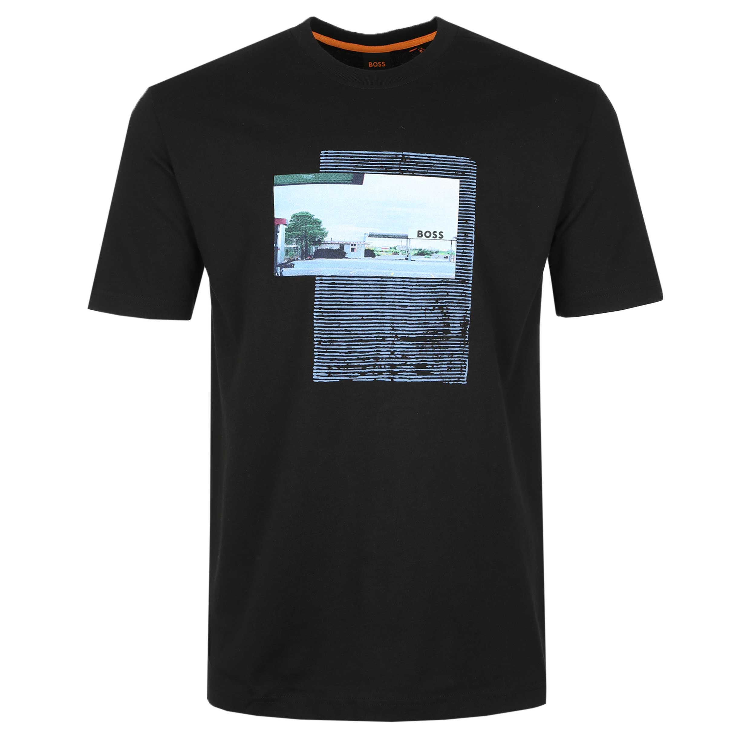 BOSS Te_ontheway T-Shirt in Black