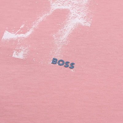 BOSS Te atacama T-Shirt in Pink Logo