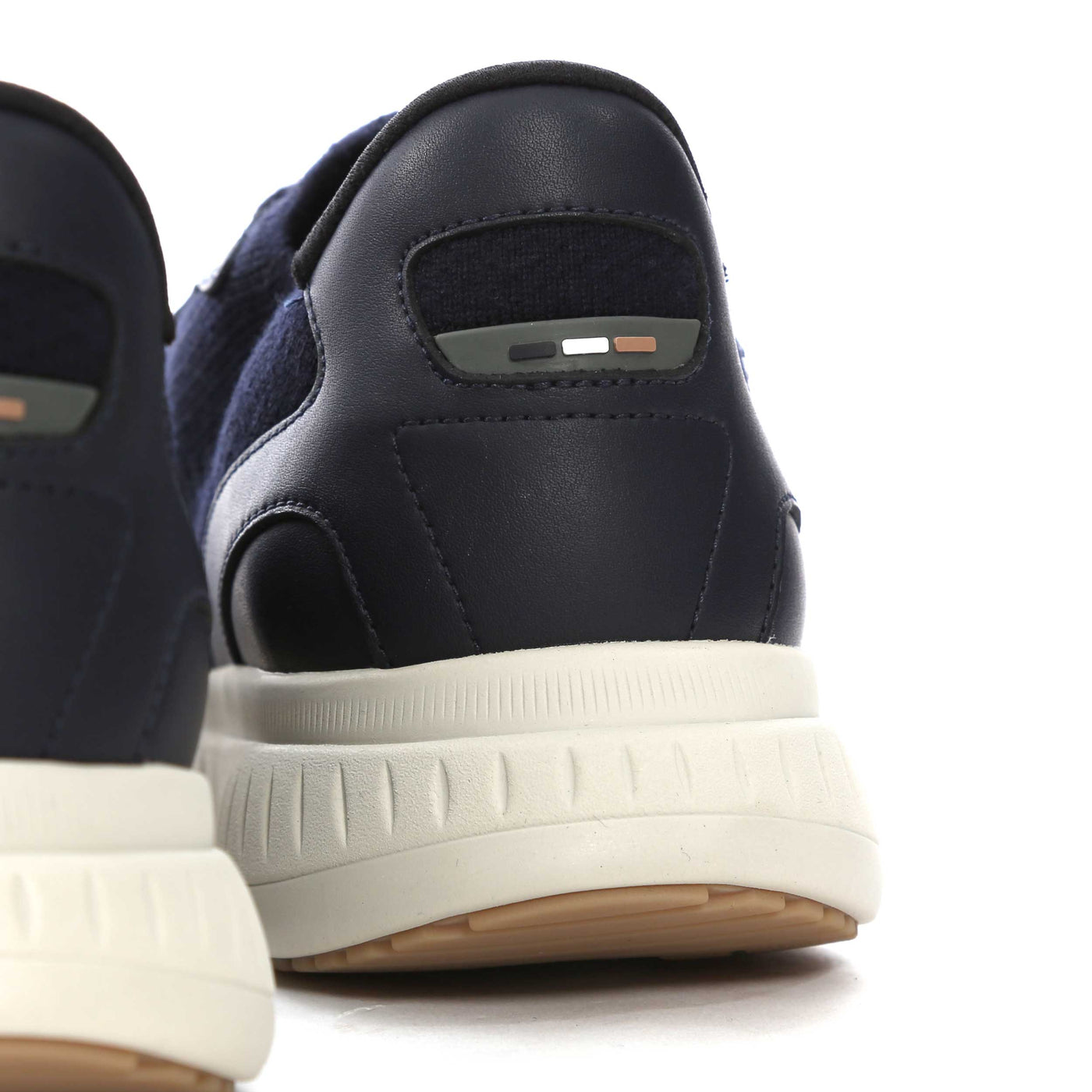 BOSS Titanis Slon knwal Trainer in Dark Blue heel