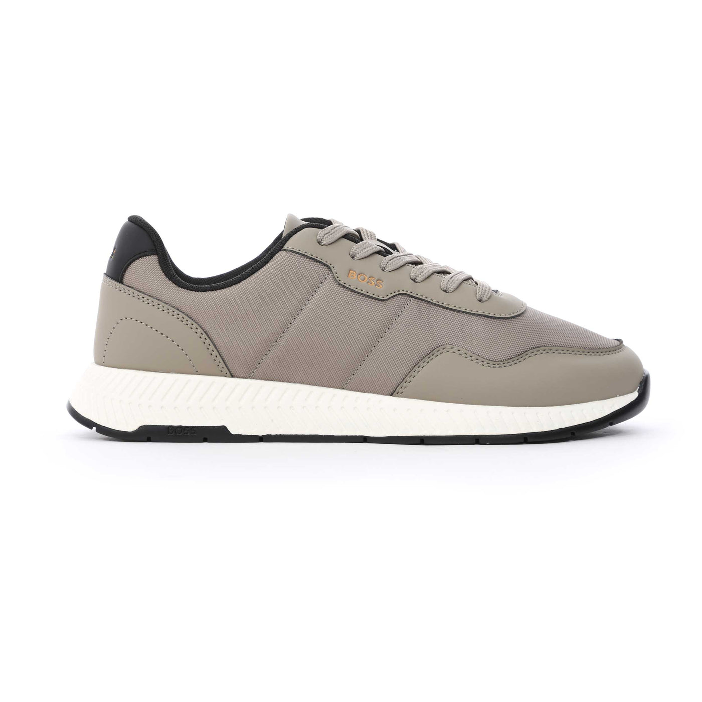 BOSS Titanium Runn nypu Trainer in Dark Beige