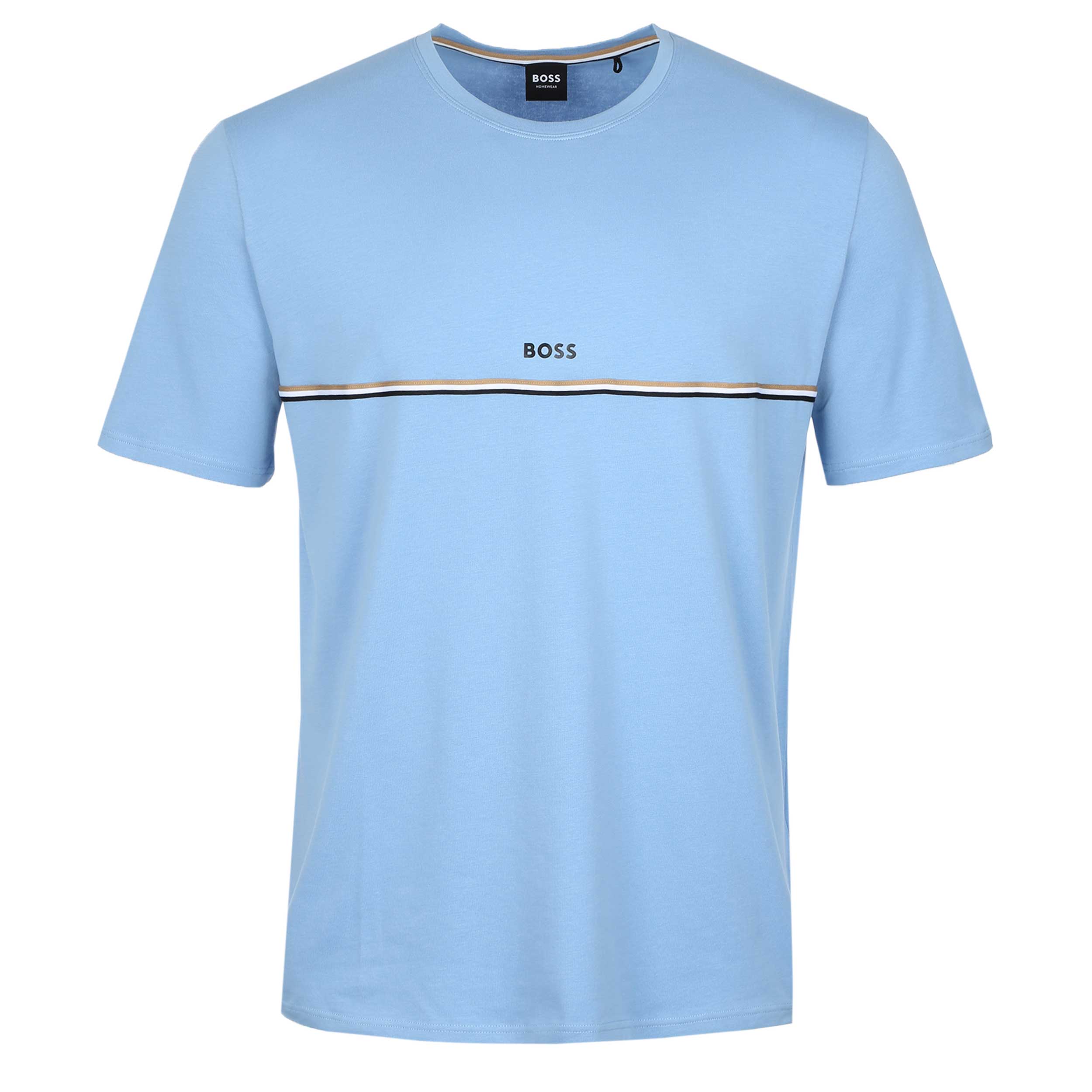 BOSS Unique T-Shirt in Light Blue