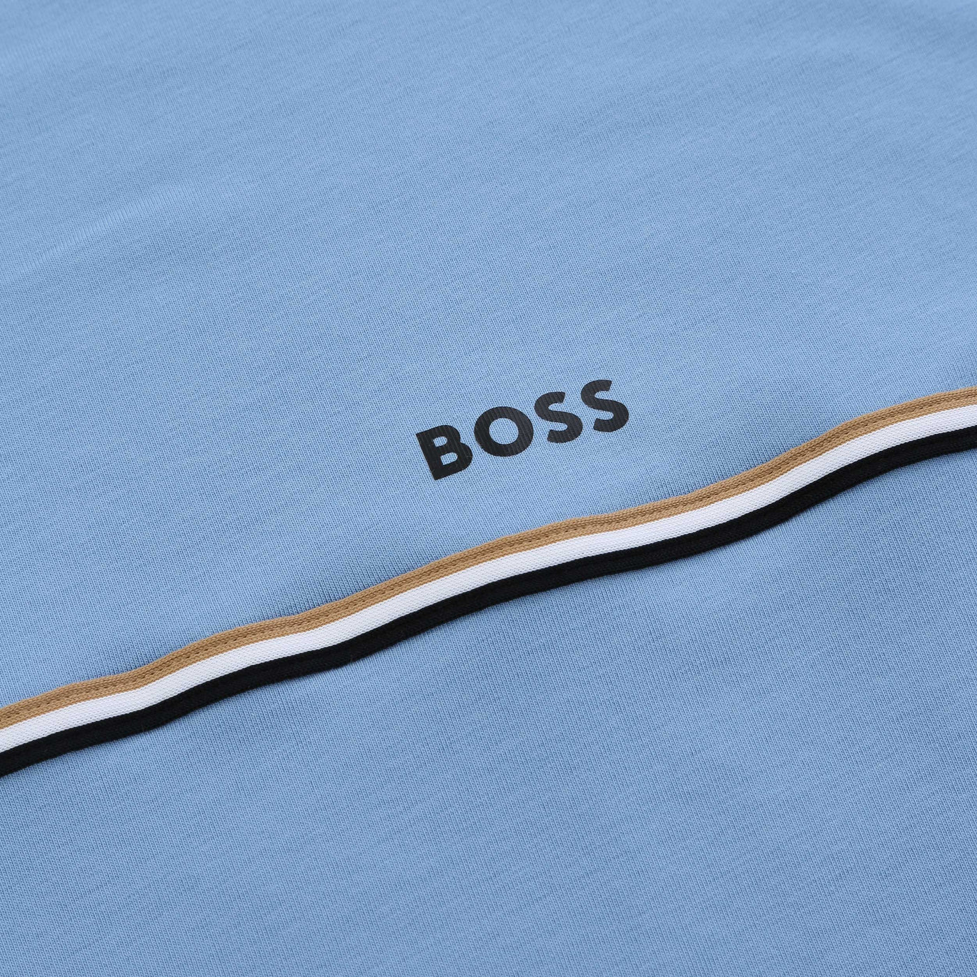 BOSS Unique T-Shirt in Light Blue Logo