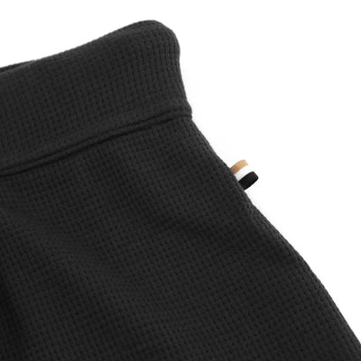 BOSS Waffle Pants Cuff in Black Logo Tab