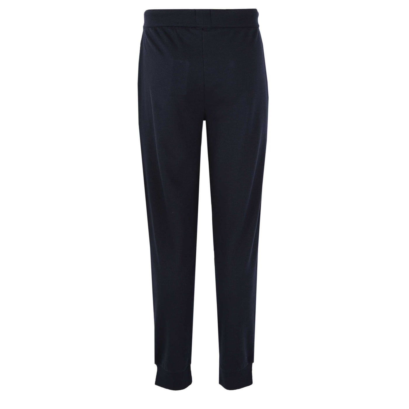 BOSS Waffle Pants Cuff in Dark Blue Back