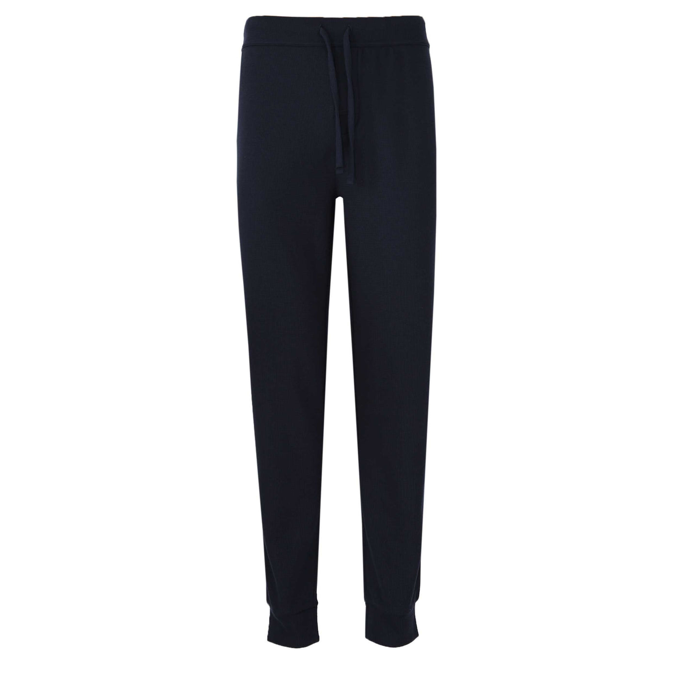 BOSS Waffle Pants Cuff in Dark Blue