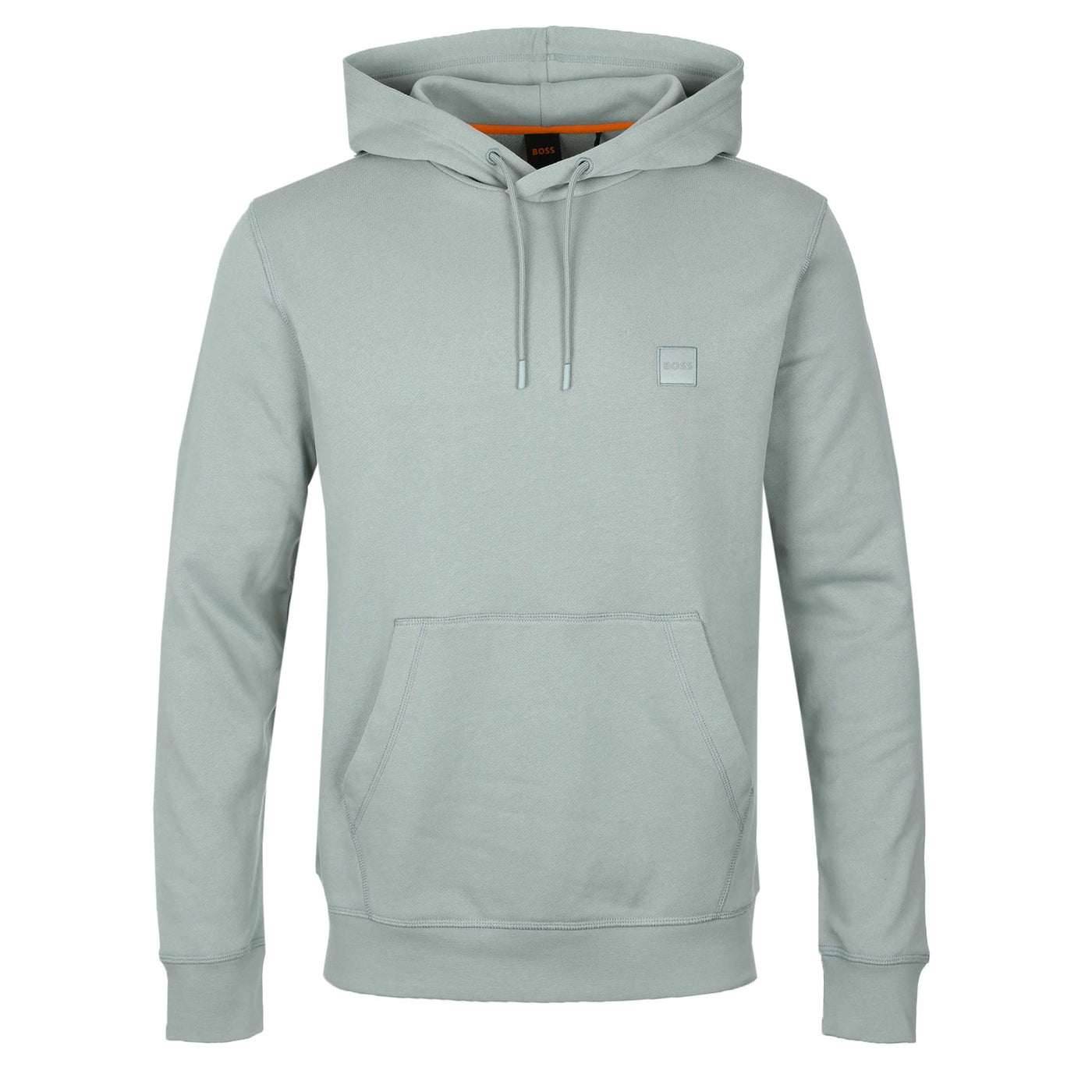 BOSS Wetalk Hoodie Sweat Top in Open Green