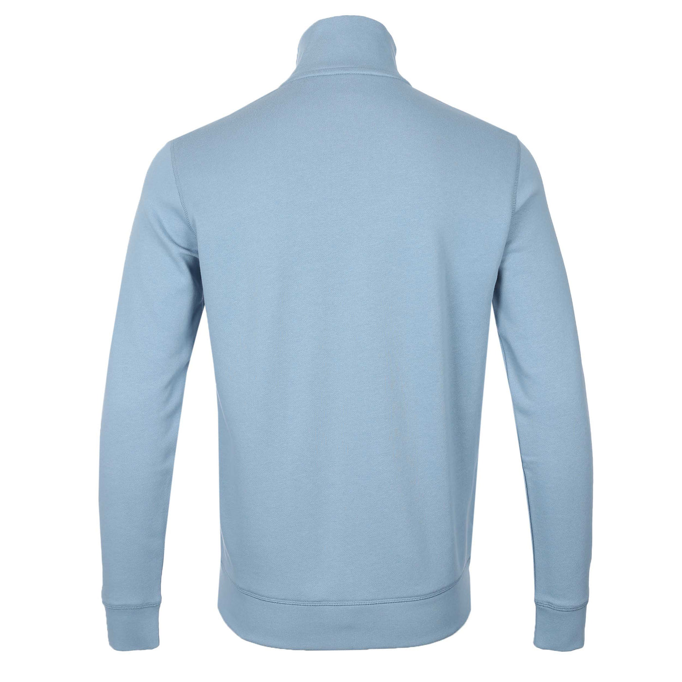 BOSS Zestart Sweat Top in Light Pastel Blue Back