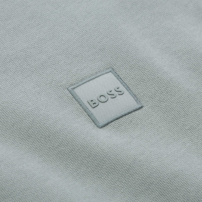 BOSS Zetrust Sweat Top in Open Green Logo