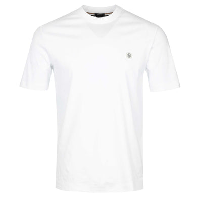 BOSS C Taut 01 T Shirt in White Front