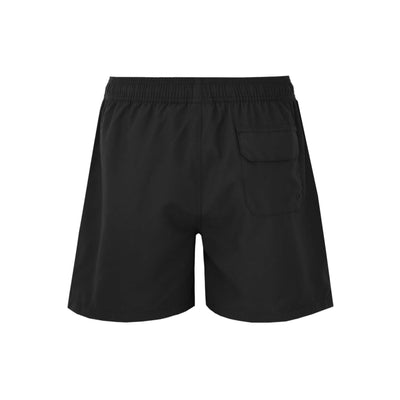 Barbour Block Print Swim Short in Black Back