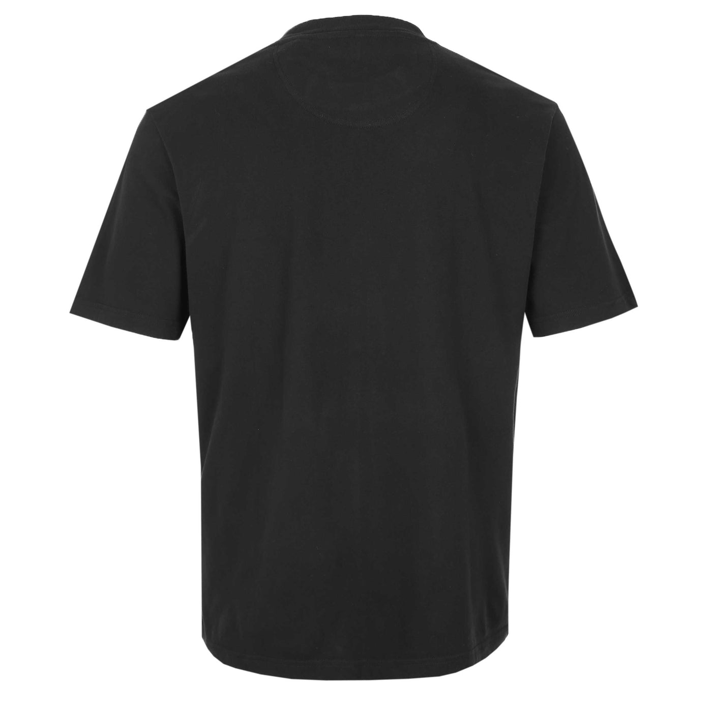 Barbour Coster SMQ Graphic T Shirt in Black Back