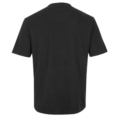 Barbour Coster SMQ Graphic T Shirt in Black Back