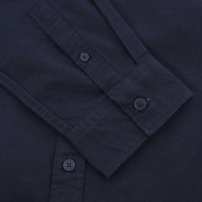 Barbour Kinetic Oxford Shirt in Night Sky Cuff