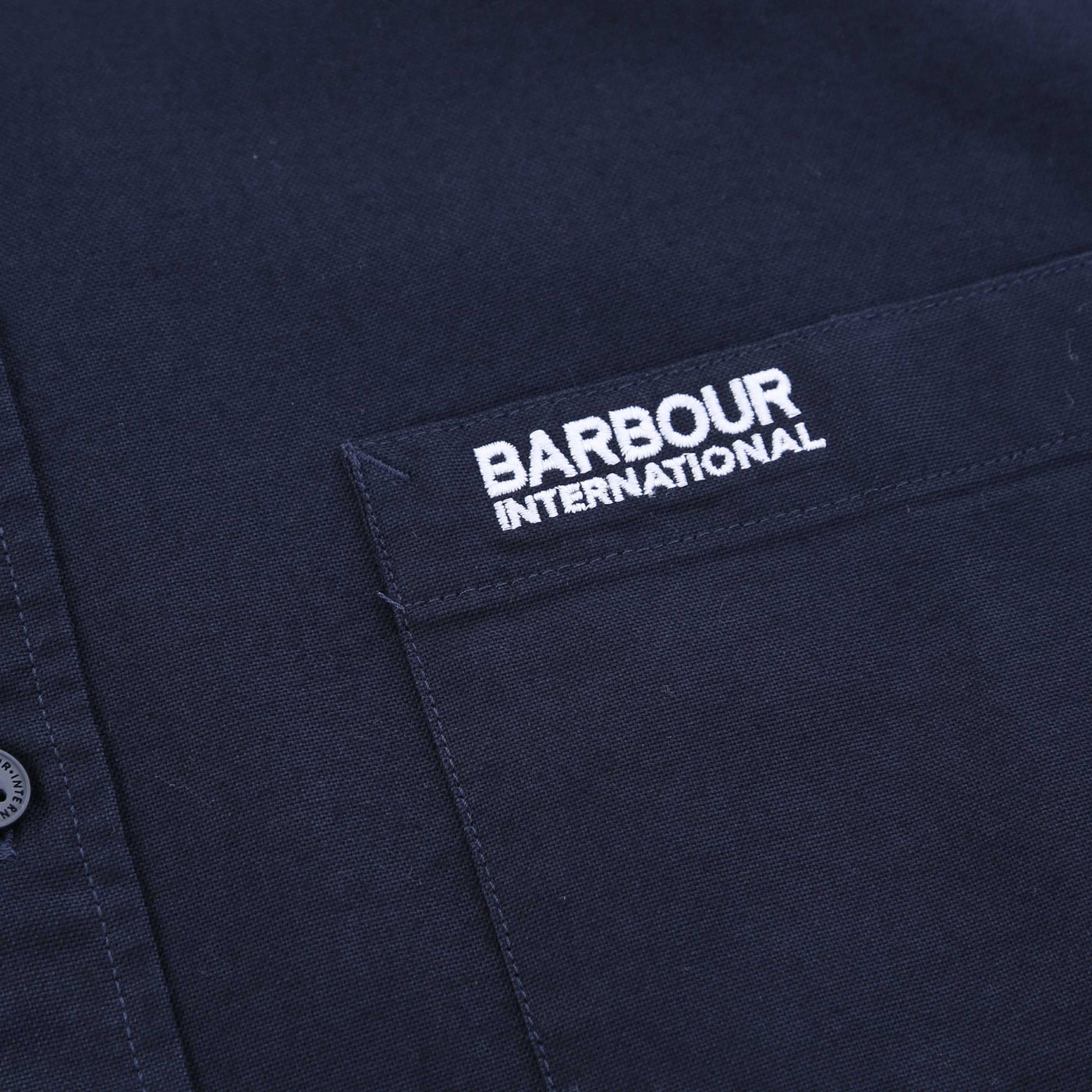 Barbour Kinetic Oxford Shirt in Night Sky Logo