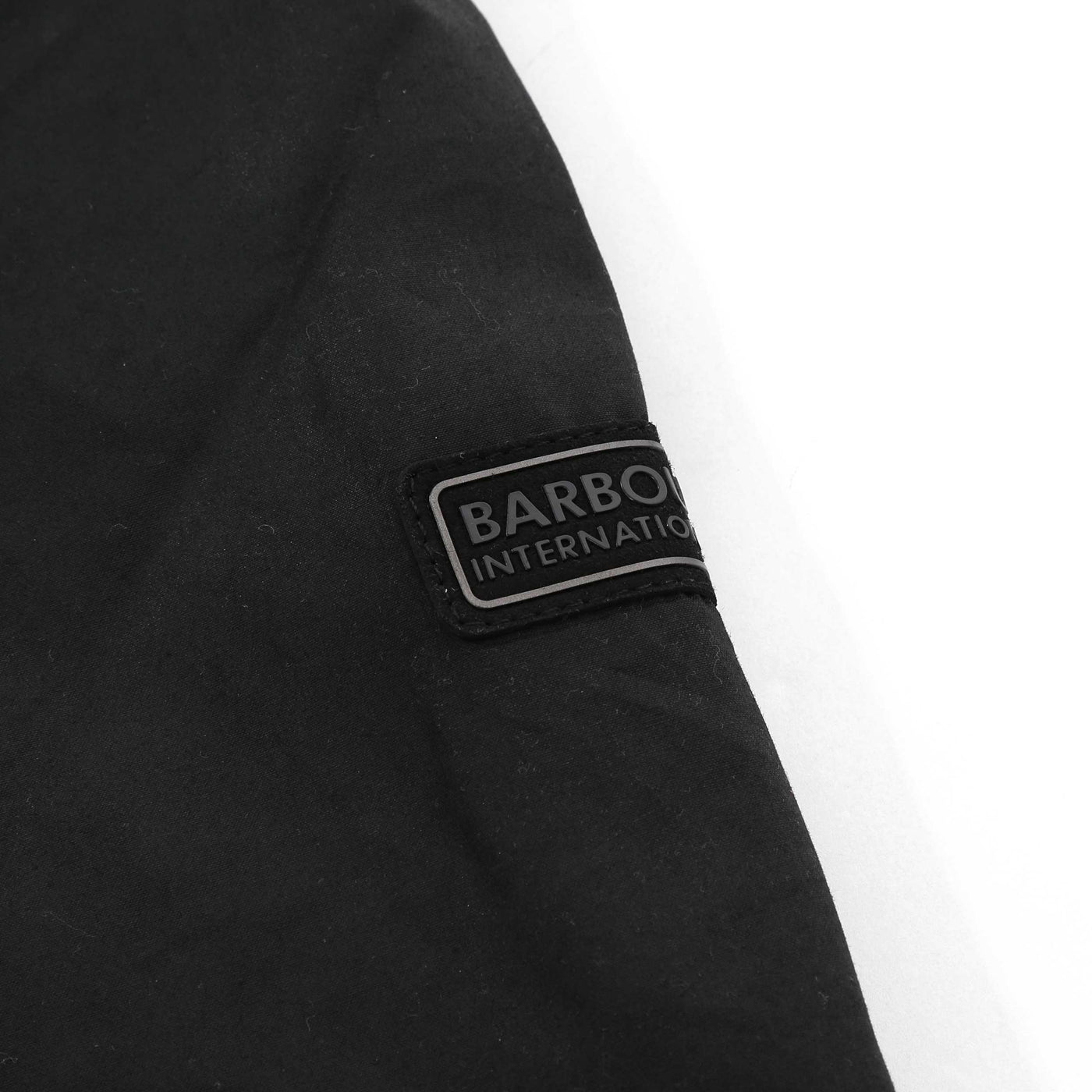 Barbour Lexton Wax Jacket in Black Logo