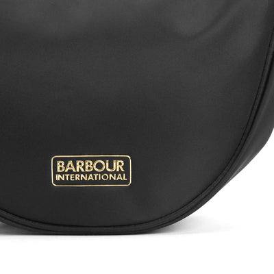 Barbour Qualify Ladies Sling Bag in Black Logo