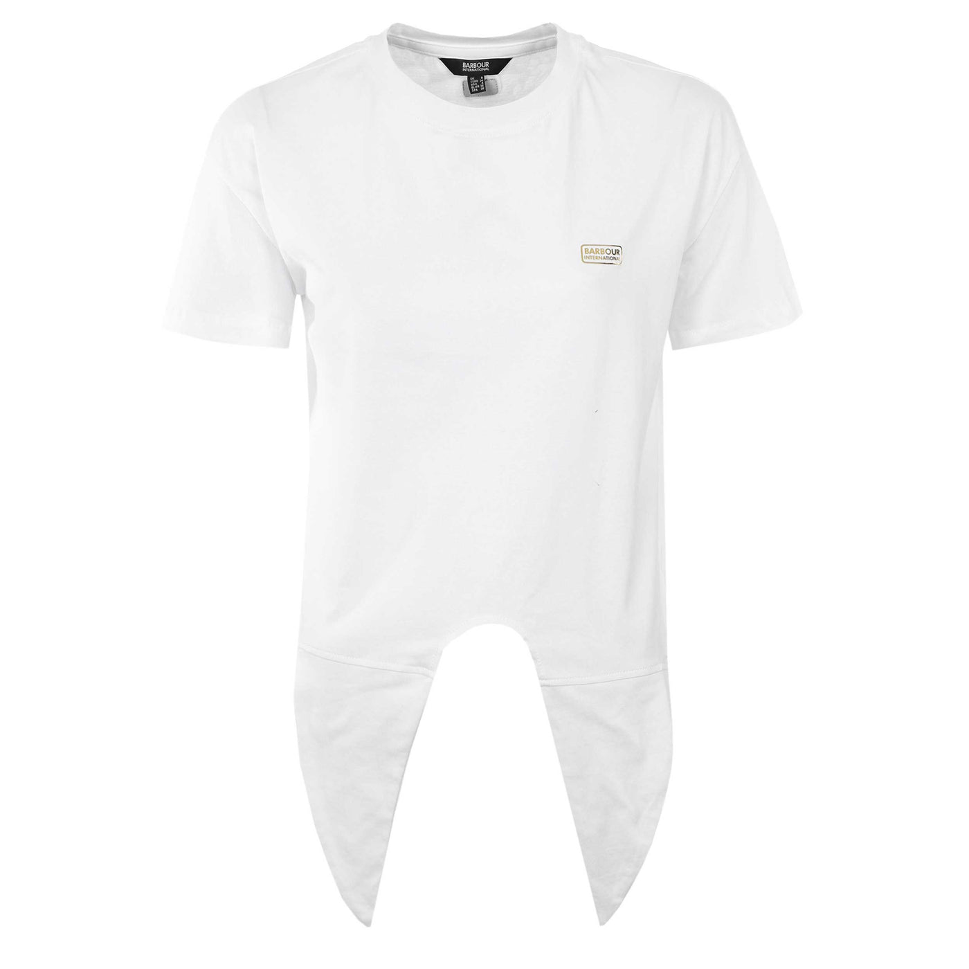 Barbour Soules Ladies T Shirt in White Front