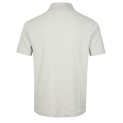 Belstaff Alloy Polo Shirt in Cement Grey Back