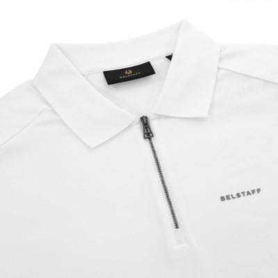 Belstaff Alloy Polo Shirt in White Placket