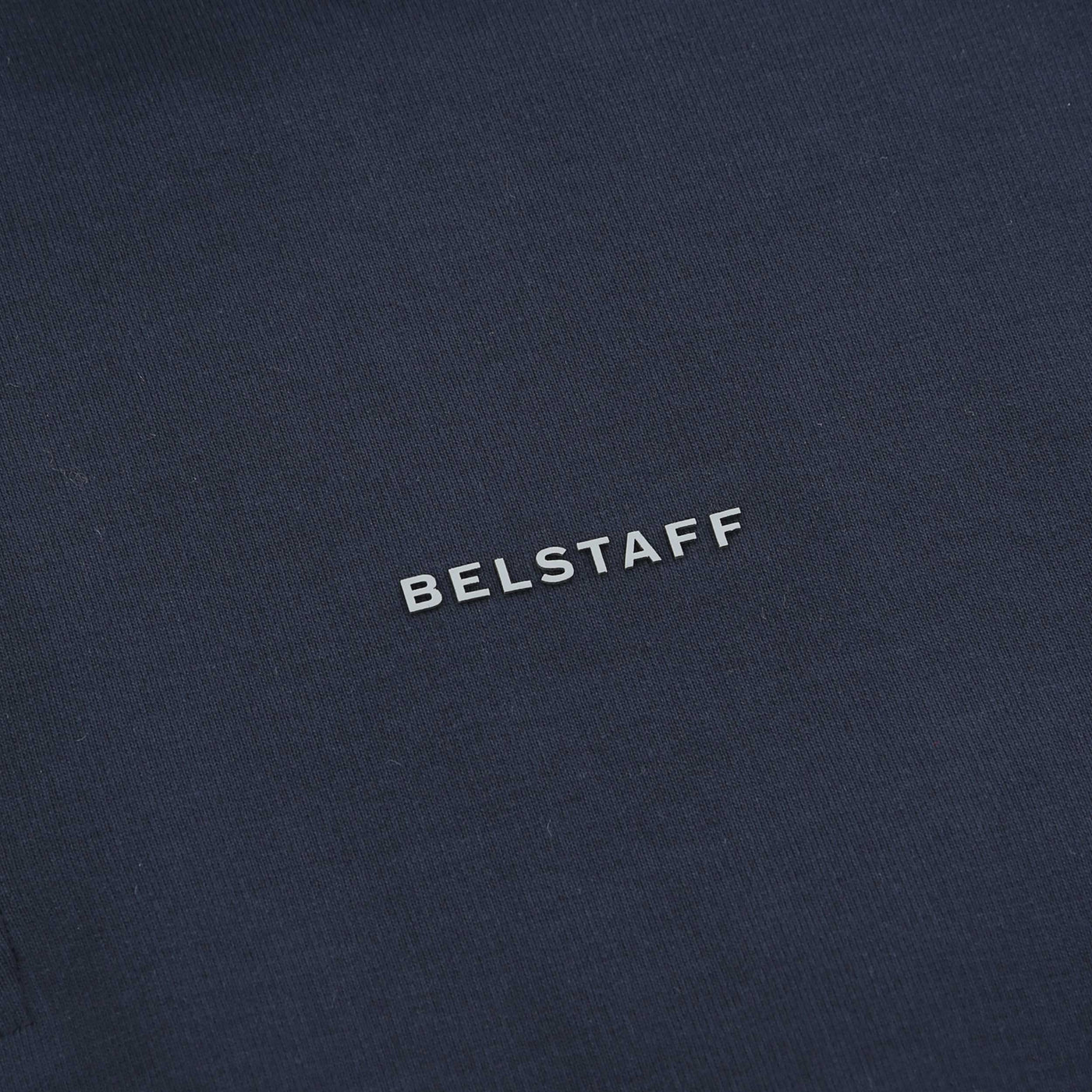 Belstaff Alloy Quarter Zip Sweat Top in Dark Ink Belstaff