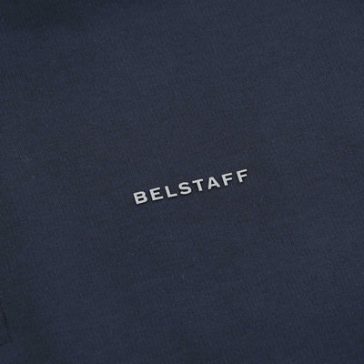 Belstaff Alloy Quarter Zip Sweat Top in Dark Ink Belstaff