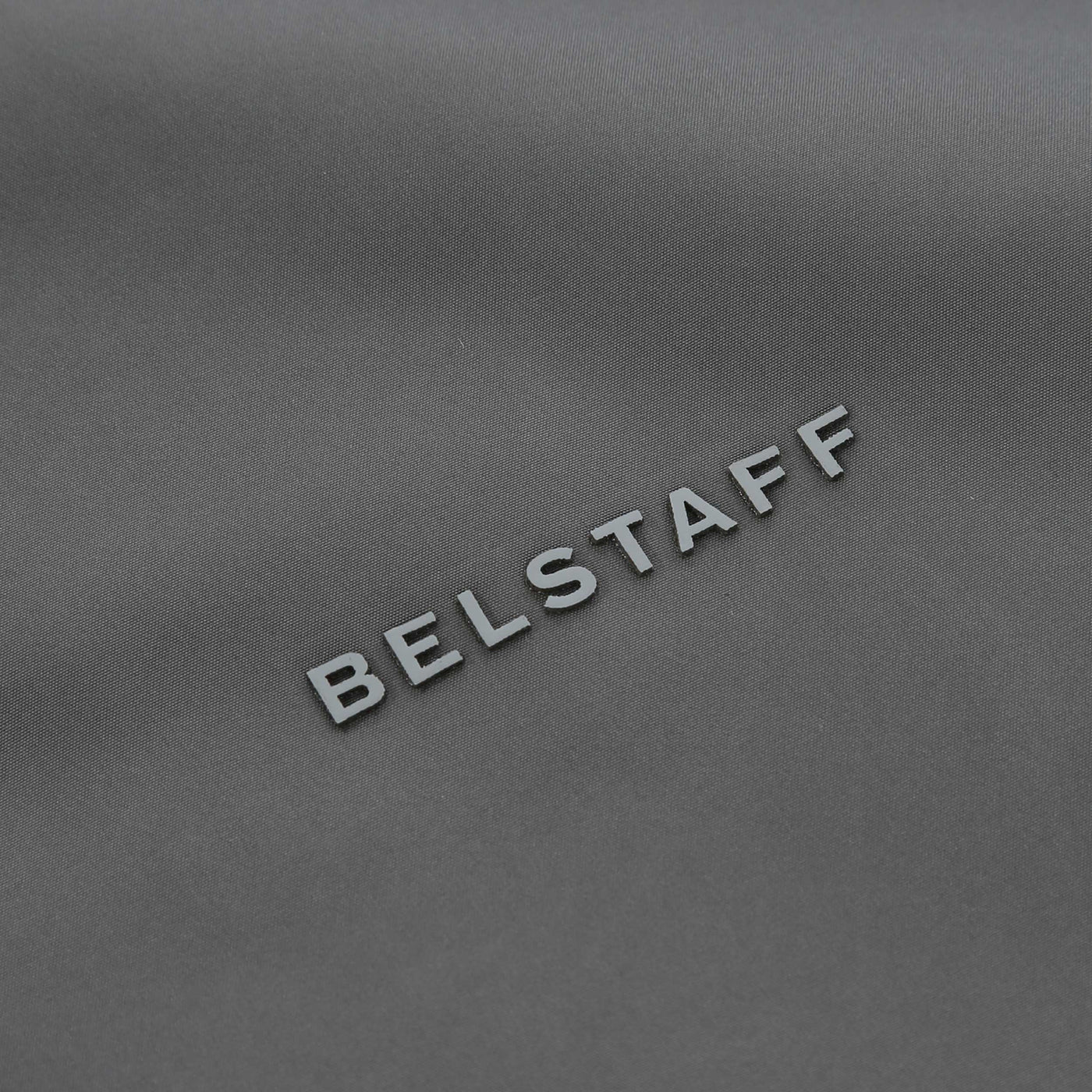 Belstaff Alloy Zip Thru Hoody Knitwear in Gunmetal Logo