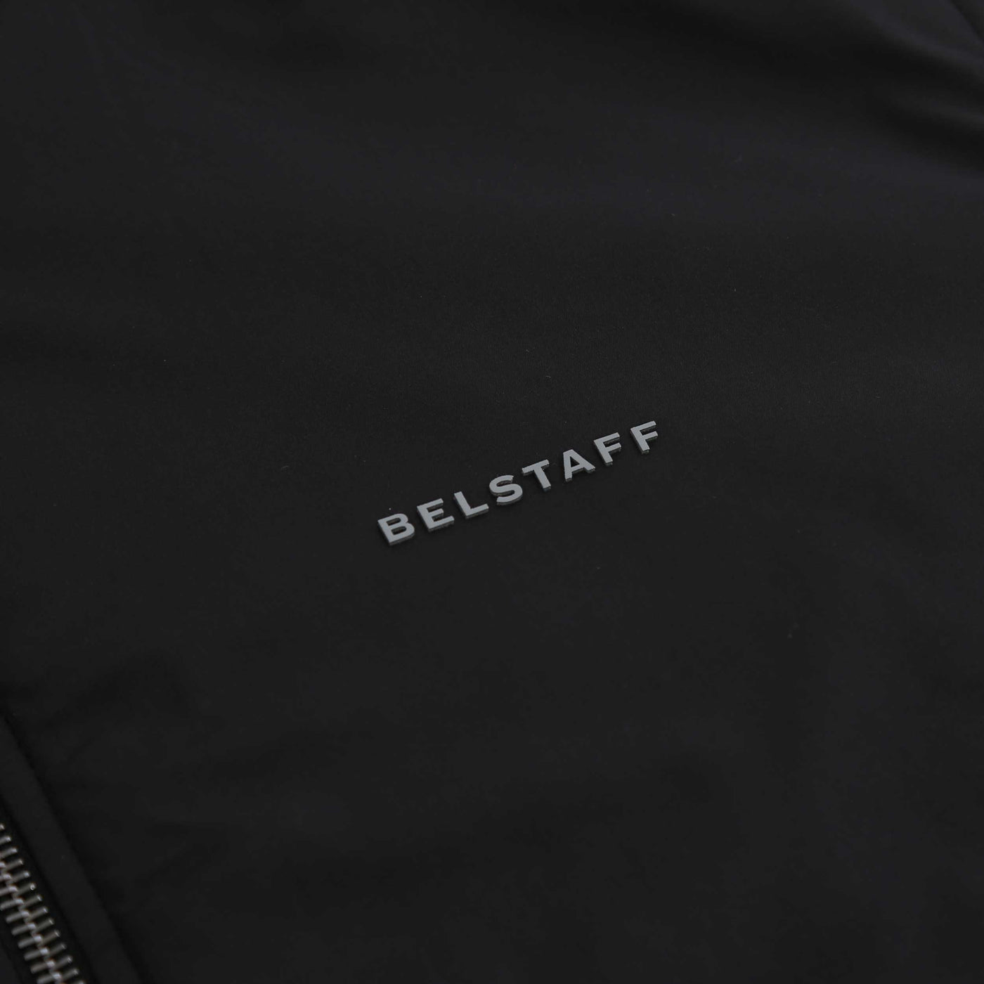 Belstaff Alloy Zip Thru Hoody Sweat Top in Black Logo