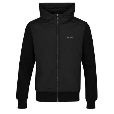 Belstaff Alloy Zip Thru Hoody Sweat Top in Black