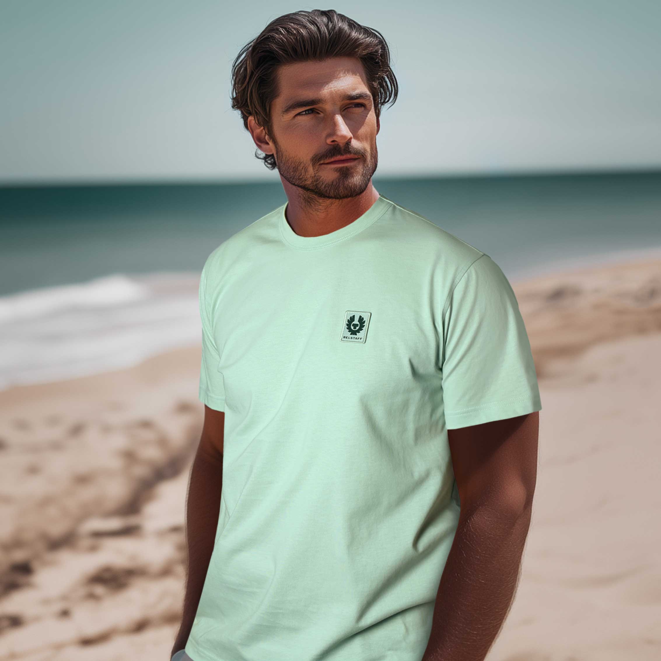 Belstaff Classic T-Shirt in Breeze Green
