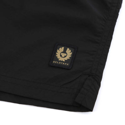 Belstaff Clipper Swim Short in Black Logo