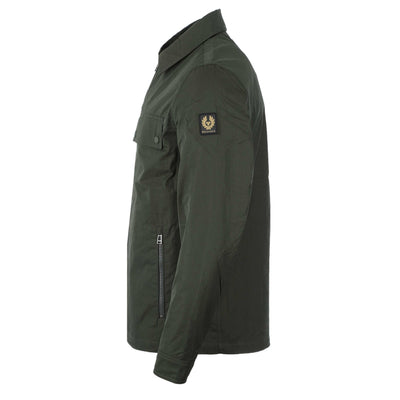 Belstaff Depot Overshirt in Tile Green Side