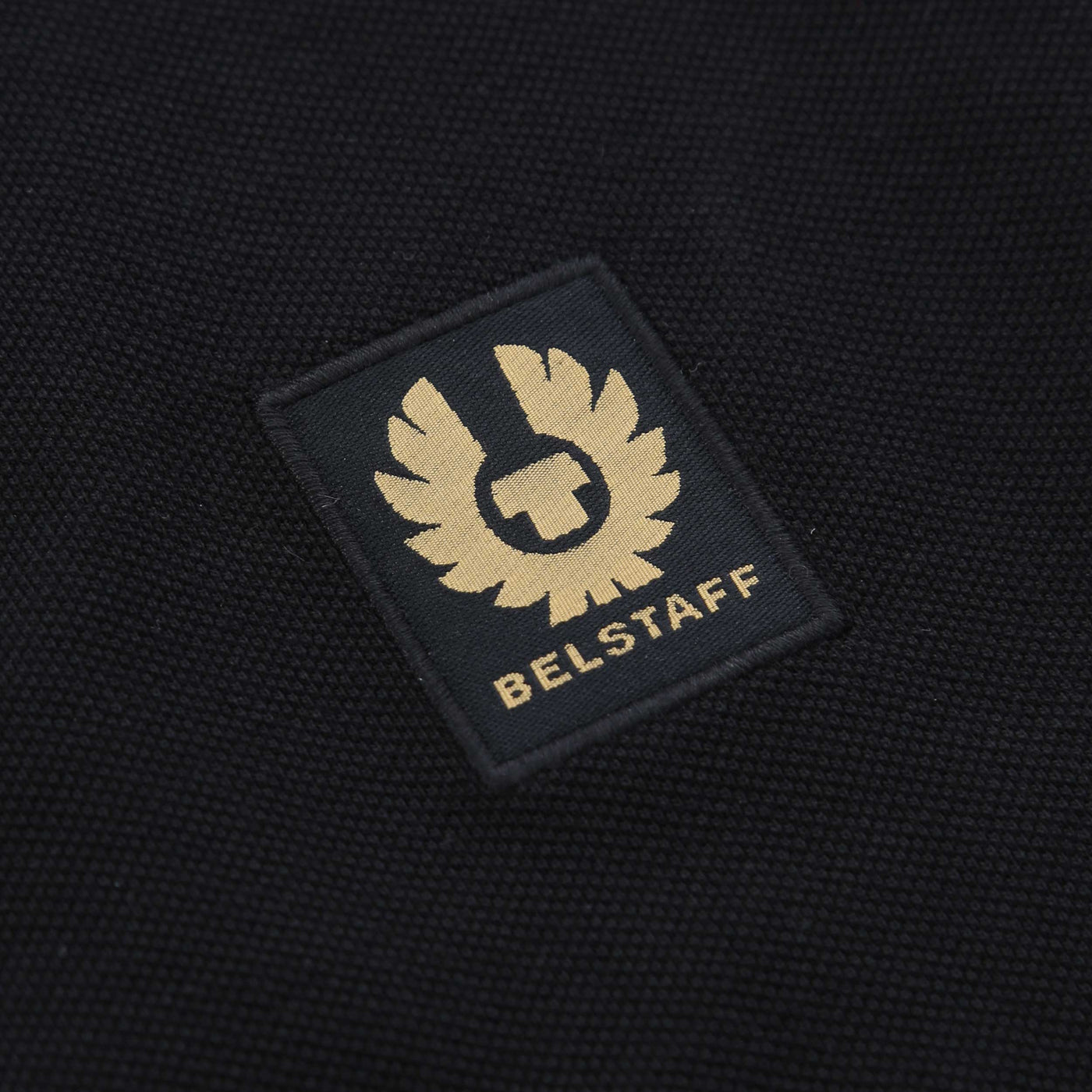 Belstaff Double Tipped Polo Shirt in Black Logo