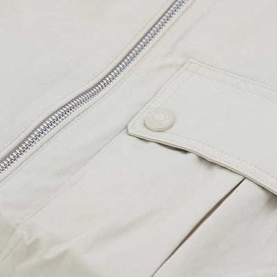 Belstaff Drome Overshirt in Stone Beige Button